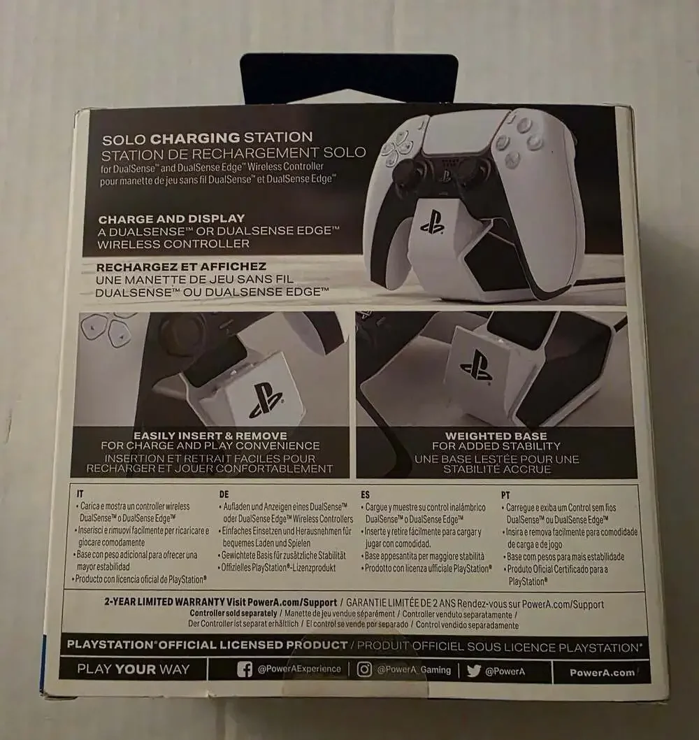 Solo Charging Station for PlayStation 5 Wireless Controllers